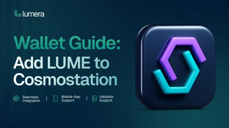 Wallet Guide: How to Add LUME to Your Cosmostation Wallet